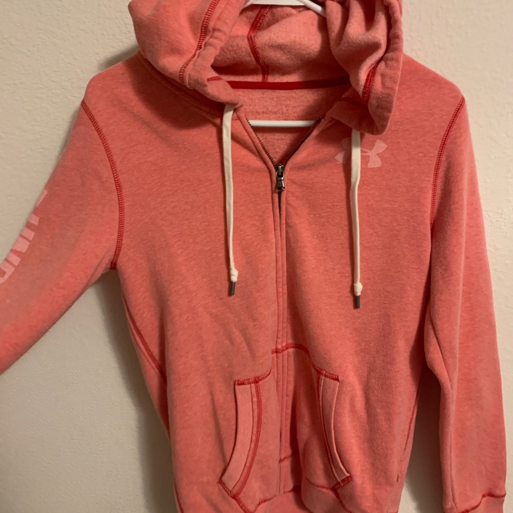 Under Armor Logo Pink Jacket